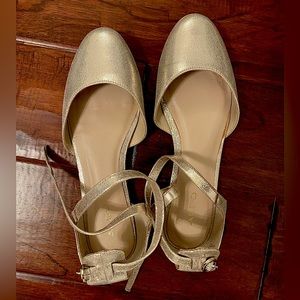 Aldo Women’s size 7.5 Champagne Ballet Shoes